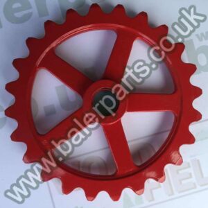 New Holland Feeder Sprocket ( 24 T )_x000D_n_x000D_nEquivalent to OEM:  531227_x000D_n_x000D_nSpare part will fit - 370