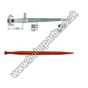 Bale Spike 600mm Long_x000D_n_x000D_nEquivalent to OEM:  18610 1417400_x000D_n_x000D_nSpare part will fit - Various