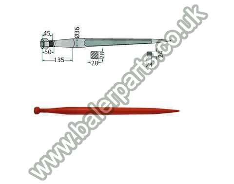Bale Spike 600mm Long_x000D_n_x000D_nEquivalent to OEM:  18610 1417400_x000D_n_x000D_nSpare part will fit - Various
