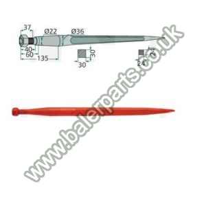Bale Spike 605mm Long_x000D_n_x000D_nEquivalent to OEM:  18605 186015 5048009627 18605_x000D_n_x000D_nSpare part will fit - Various