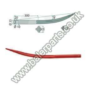 Bale Spike 643mm Long_x000D_n_x000D_nEquivalent to OEM:  18641_x000D_n_x000D_nSpare part will fit - Various