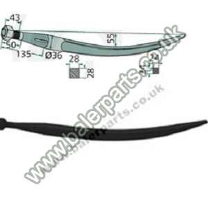 Bale Spike 680mm Long_x000D_n_x000D_nEquivalent to OEM:  18680 221193_x000D_n_x000D_nSpare part will fit - Various