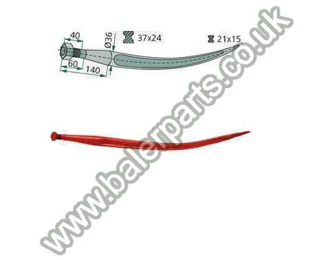 Bale Spike 680mm Long_x000D_n_x000D_nEquivalent to OEM:  18681 18681 18681_x000D_n_x000D_nSpare part will fit - Various