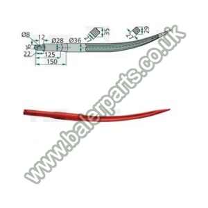 Bale Spike 680mm Long_x000D_n_x000D_nEquivalent to OEM:  18685 18685_x000D_n_x000D_nSpare part will fit - Various