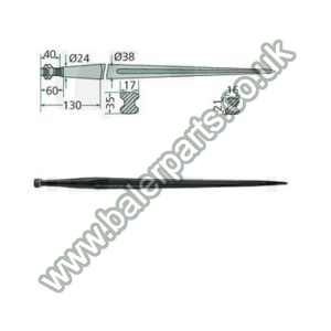 Bale Spike 800mm Long_x000D_n_x000D_nEquivalent to OEM:  80220 80220_x000D_n_x000D_nSpare part will fit - Various