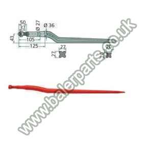 Bale Spike 800mm Long_x000D_n_x000D_nEquivalent to OEM:  120342 701811_x000D_n_x000D_nSpare part will fit - Various