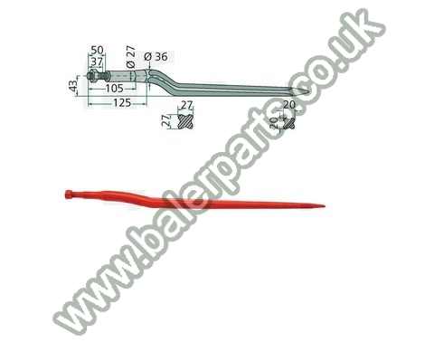 Bale Spike 800mm Long_x000D_n_x000D_nEquivalent to OEM:  120342 701811_x000D_n_x000D_nSpare part will fit - Various