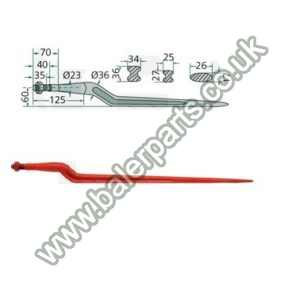 Bale Spike 800mm Long_x000D_n_x000D_nEquivalent to OEM:  701812 101523C_x000D_n_x000D_nSpare part will fit - Various