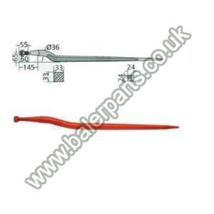 Bale Spike 810mm Long_x000D_n_x000D_nEquivalent to OEM:  18813 221192_x000D_n_x000D_nSpare part will fit - Various