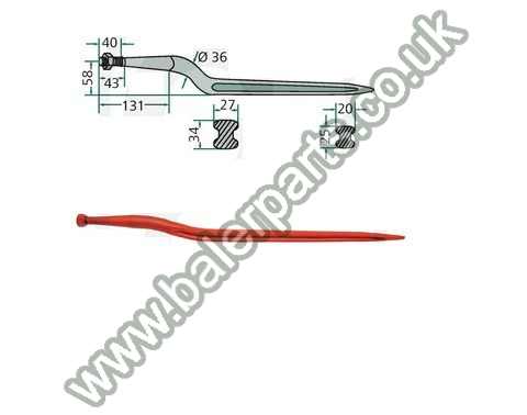 Bale Spike 815mm Long_x000D_n_x000D_nEquivalent to OEM:  18822 69617 18822 69617 69617 18822_x000D_n_x000D_nSpare part will fit - Various