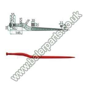 Bale Spike 815mm long_x000D_n_x000D_nEquivalent to OEM:  18839 701815 0472260_x000D_n_x000D_nSpare part will fit - Various
