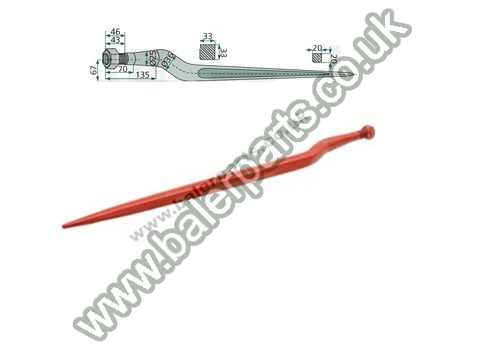 Bale Spike 820mm Long_x000D_n_x000D_nEquivalent to OEM:  18859 18859_x000D_n_x000D_nSpare part will fit - Various