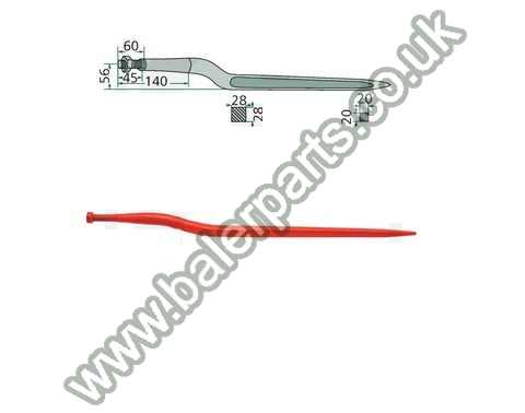Bale Spike 820mm Long_x000D_n_x000D_nEquivalent to OEM:  18830_x000D_n_x000D_nSpare part will fit - Various