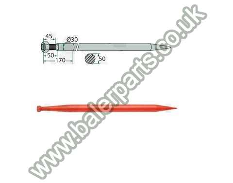 Bale Spike 820mm Long_x000D_n_x000D_nEquivalent to OEM:  18832 18832_x000D_n_x000D_nSpare part will fit - Various