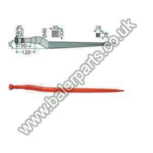 Bale Spike 840mm Long_x000D_n_x000D_nEquivalent to OEM:  18843 23201502_x000D_n_x000D_nSpare part will fit - Various