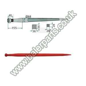 Bale Spike 840mm Long_x000D_n_x000D_nEquivalent to OEM:  18844 23201503_x000D_n_x000D_nSpare part will fit - Various