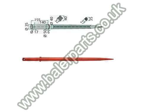 Bale Spike 850mm Long_x000D_n_x000D_nEquivalent to OEM:  18857_x000D_n_x000D_nSpare part will fit - Various