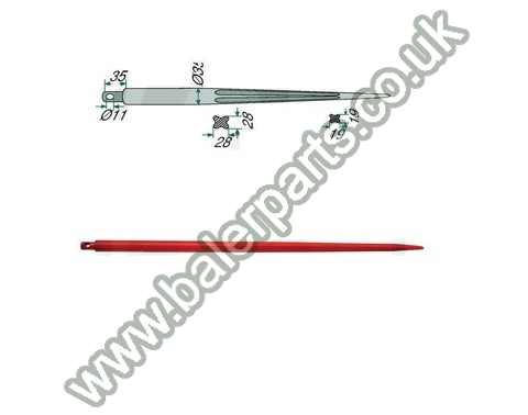 Bale Spike 860mm Long_x000D_n_x000D_nEquivalent to OEM:  18860 5500002 068002_x000D_n_x000D_nSpare part will fit - Various