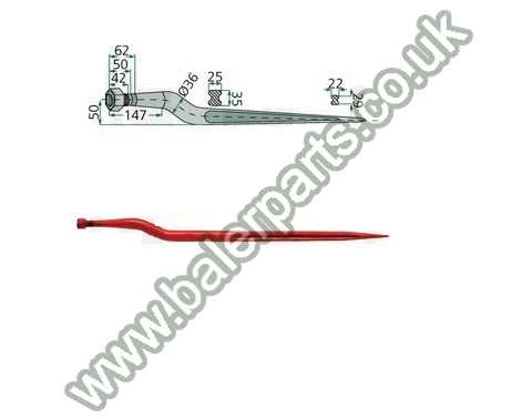 Bale Spike 880mm Long_x000D_n_x000D_nEquivalent to OEM:  18853 79130080 79130080 18853 18853 79130080_x000D_n_x000D_nSpare part will fit - Various