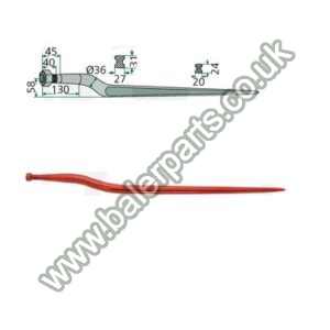 Bale Spike 880mm Long_x000D_n_x000D_nEquivalent to OEM:  18884 60250006_x000D_n_x000D_nSpare part will fit - Various