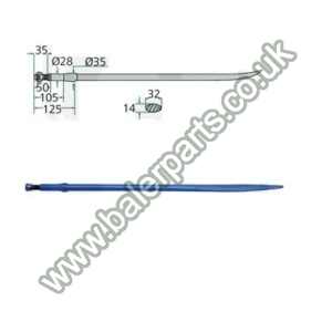 Bale Spike 900mm Long_x000D_n_x000D_nEquivalent to OEM:  18902 122760_x000D_n_x000D_nSpare part will fit - Various