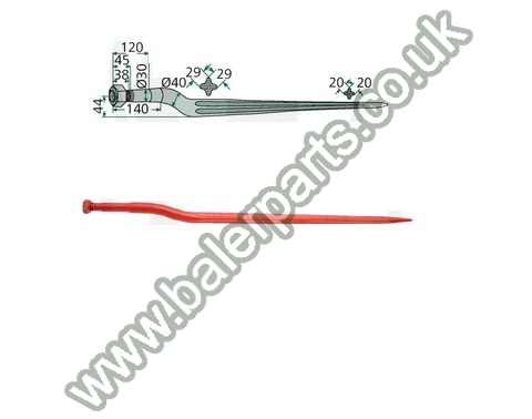 Bale Spike 900mm Long_x000D_n_x000D_nEquivalent to OEM:  17048 18906_x000D_n_x000D_nSpare part will fit - Various