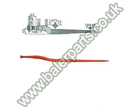 Bale Spike 910mm Long_x000D_n_x000D_nEquivalent to OEM:  18910 9008364004 18910 9008364004_x000D_n_x000D_nSpare part will fit - Various