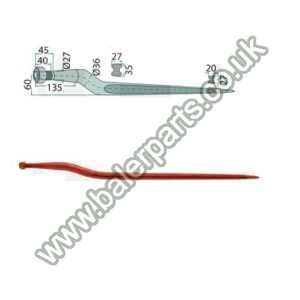 Bale Spike 920mm Long_x000D_n_x000D_nEquivalent to OEM:  18915 28601501_x000D_n_x000D_nSpare part will fit - Various