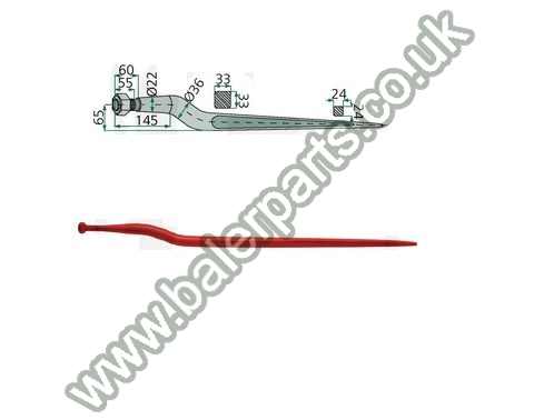 Bale Spike 920mm Long_x000D_n_x000D_nEquivalent to OEM:  18925 221177_x000D_n_x000D_nSpare part will fit - Various