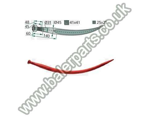Bale Spike 940mm Long_x000D_n_x000D_nEquivalent to OEM:  18940 241164_x000D_n_x000D_nSpare part will fit - Various