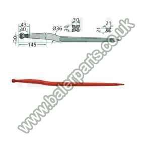 Bale Spike 950mm Long_x000D_n_x000D_nEquivalent to OEM:  18953_x000D_n_x000D_nSpare part will fit - Various