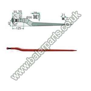 Bale Spike 950mm Long_x000D_n_x000D_nEquivalent to OEM:  18958 121087_x000D_n_x000D_nSpare part will fit - Various