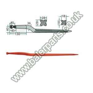 Bale Spike 1000mm Long_x000D_n_x000D_nEquivalent to OEM:  181006 7011006 50403000_x000D_n_x000D_nSpare part will fit - Various