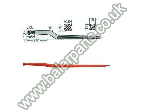 Bale Spike 1000mm Long_x000D_n_x000D_nEquivalent to OEM:  181006 7011006 50403000_x000D_n_x000D_nSpare part will fit - Various