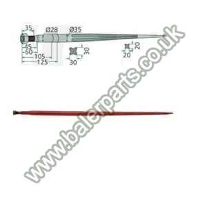 Bale Spike 1100mm Long_x000D_n_x000D_nEquivalent to OEM:  17054 181102_x000D_n_x000D_nSpare part will fit - Various
