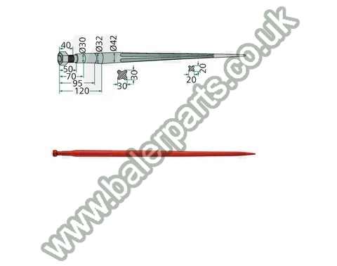 Bale Spike 1100mm Long_x000D_n_x000D_nEquivalent to OEM:  17047 181111_x000D_n_x000D_nSpare part will fit - Various