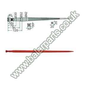 Bale Spike 1100mm Long_x000D_n_x000D_nEquivalent to OEM:  181122 181122_x000D_n_x000D_nSpare part will fit - Various