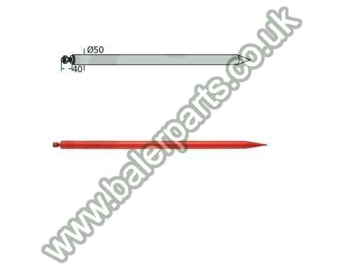 Bale Spike 1120mm Long_x000D_n_x000D_nEquivalent to OEM:  E0176 181120_x000D_n_x000D_nSpare part will fit - Various