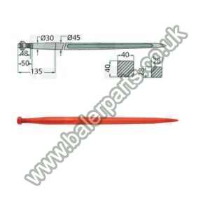 Bale Spike 1250mm Long_x000D_n_x000D_nEquivalent to OEM:  181258 221153_x000D_n_x000D_nSpare part will fit - Various