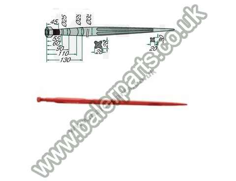 Bale Spike 1400mm Long_x000D_n_x000D_nEquivalent to OEM:  181300 181300 181300 181300_x000D_n_x000D_nSpare part will fit - Various