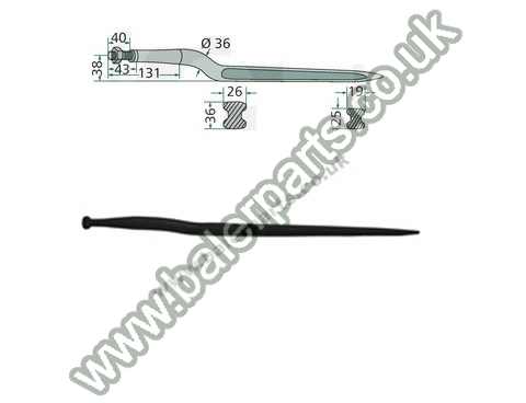 Bale Spike 920mm Long_x000D_n_x000D_nEquivalent to OEM:  60061 181911 701911 60061 51103 701911 18911_x000D_n_x000D_nSpare part will fit - Various