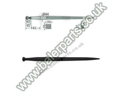 Bale Spike 810mm Long_x000D_n_x000D_nEquivalent to OEM:  18816 18816 15113001 18816 18816 18816 18816 18816_x000D_n_x000D_nSpare part will fit - Various