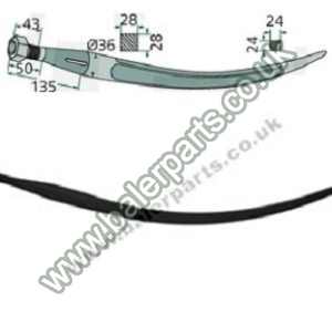Bale Spike 810mm Long_x000D_n_x000D_nEquivalent to OEM:  900038 18845 18845 900038_x000D_n_x000D_nSpare part will fit - Various