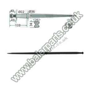 Bale Spike 850mm Long_x000D_n_x000D_nEquivalent to OEM:  18850 18850 18850_x000D_n_x000D_nSpare part will fit - Various