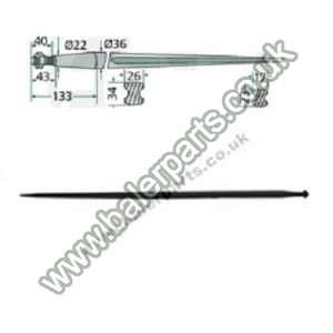 Bale Spike 950mm Long_x000D_n_x000D_nEquivalent to OEM:  18950 18950 18950_x000D_n_x000D_nSpare part will fit - Various