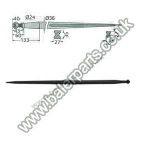 Bale Spike 1410mm Long_x000D_n_x000D_nEquivalent to OEM:  181403_x000D_n_x000D_nSpare part will fit - Various