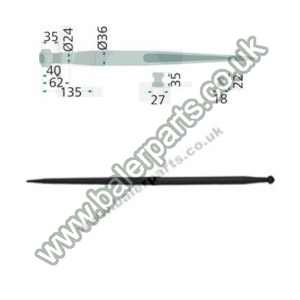 Bale Spike 1100mm Long_x000D_n_x000D_nEquivalent to OEM:  181105 181105 188105_x000D_n_x000D_nSpare part will fit - Various