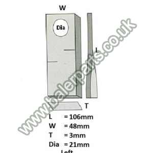 Mower Blade_x000D_n_x000D_nEquivalent to OEM:  1042660 CM137_x000D_n_x000D_nSpare part will fit - Various