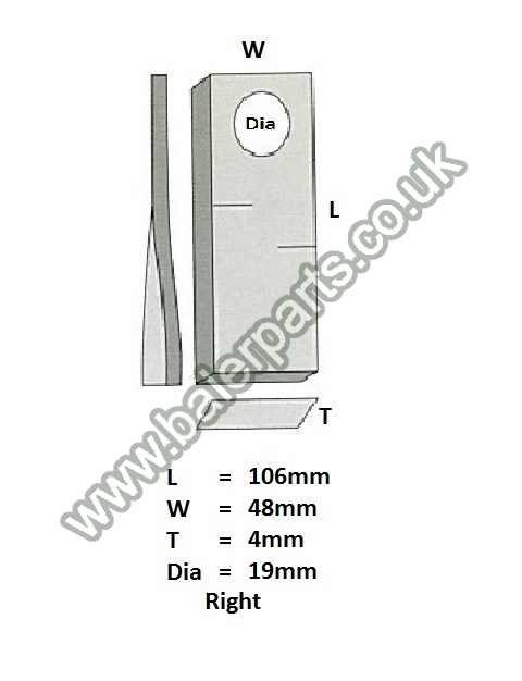 Mower Blade_x000D_n_x000D_nEquivalent to OEM:  122330_x000D_n_x000D_nSpare part will fit - Various