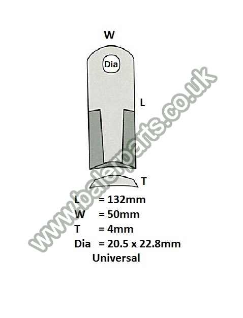 Mower Blade_x000D_n_x000D_nEquivalent to OEM: 13800013 1122330_x000D_n_x000D_nSpare part will fit - Various